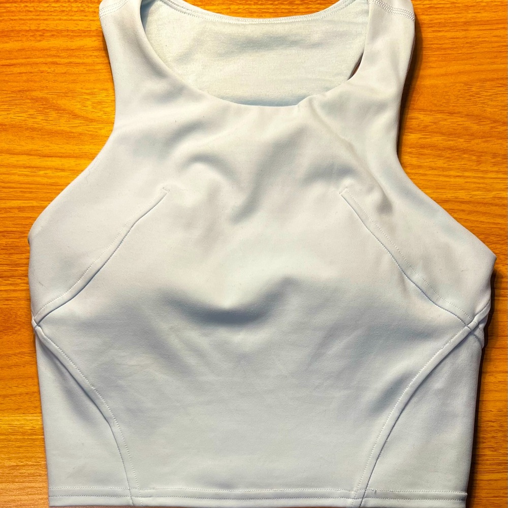 Lululemon Athletica Green Fitted Tank Top with Princess Seams